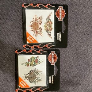 Harley Davidson temporary tattoos